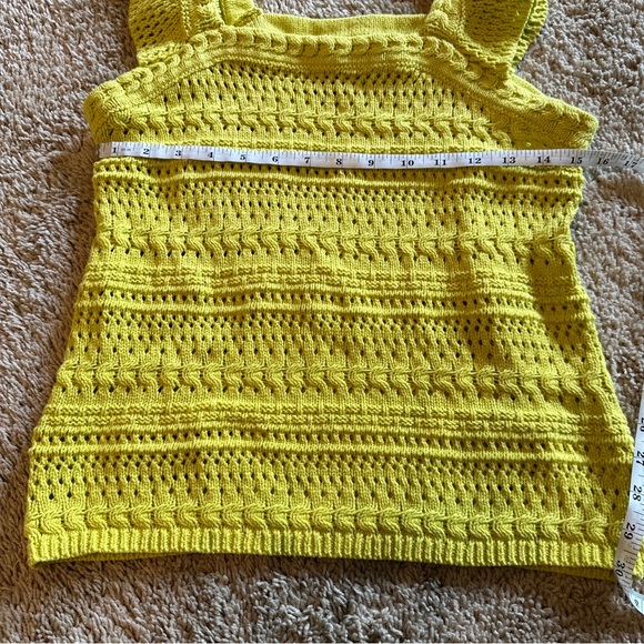 Vintage Yellow Knit Top By Scoop Size S/CH - Picture 7 of 8